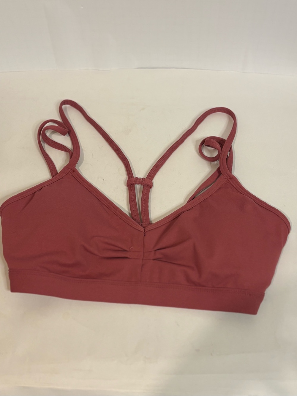 Fabletics Strappy Bralette - Dusty Rose
